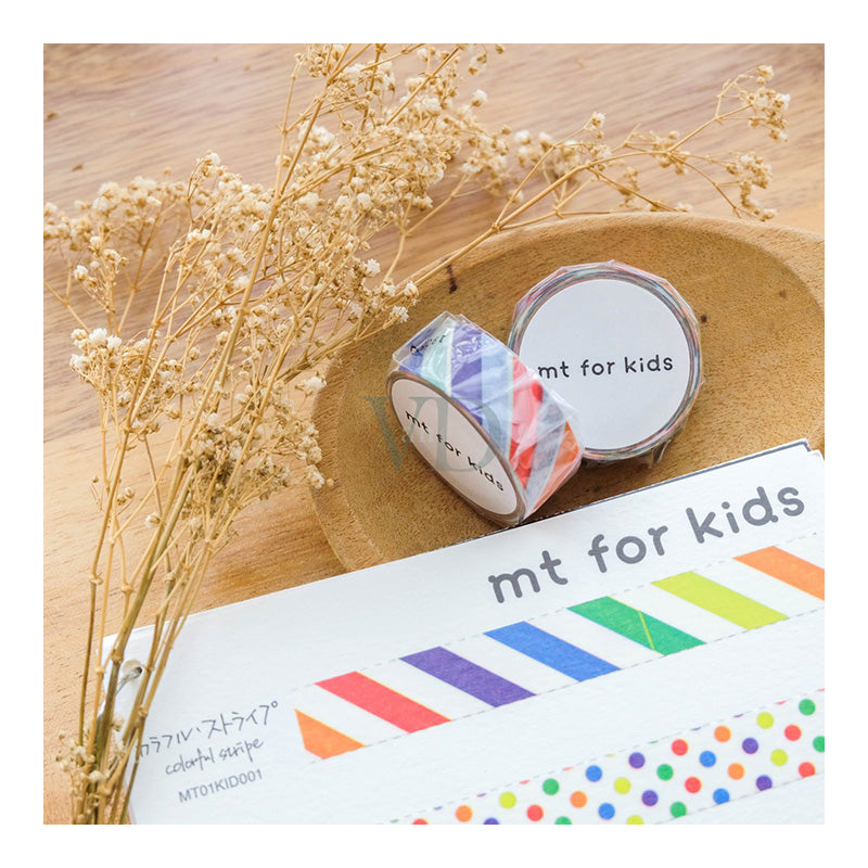 MT For Kids Colorful Stripe 15mm