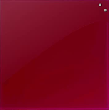 NAGA Magnetic Glass Board 45x45cm 10720 RED
