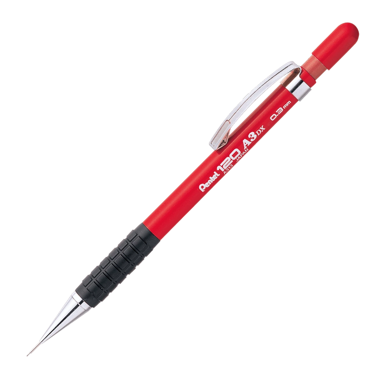 PENTEL A3 Mechanical Pencil 0.3mm-Cherry Red