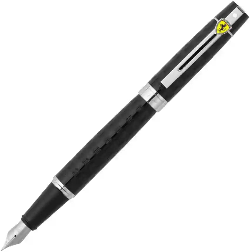 SHEAFFER Ferrari SF300 Checkered Flag Black Fountain Pen-Medium