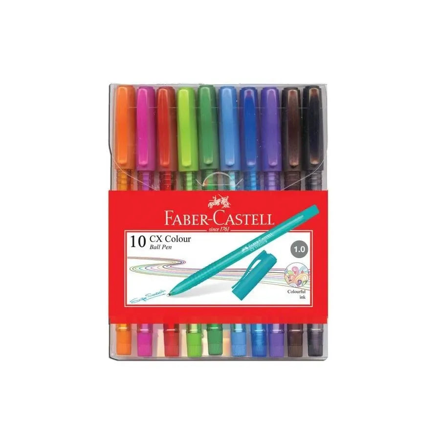 FABER-CASTELL CX Colour 1.0mm 247203 10 Cols