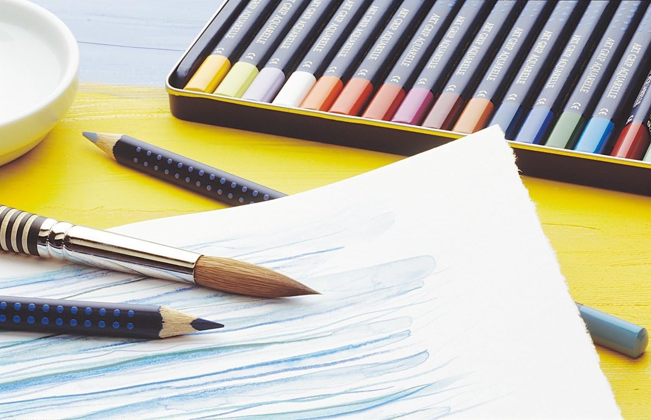 FABER-CASTELL Creative Studio Art Grip Aquarelle Tin of 60