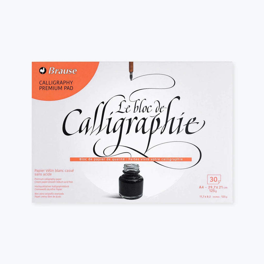 BRAUSE Calligraphy Pad A4 30s 125g