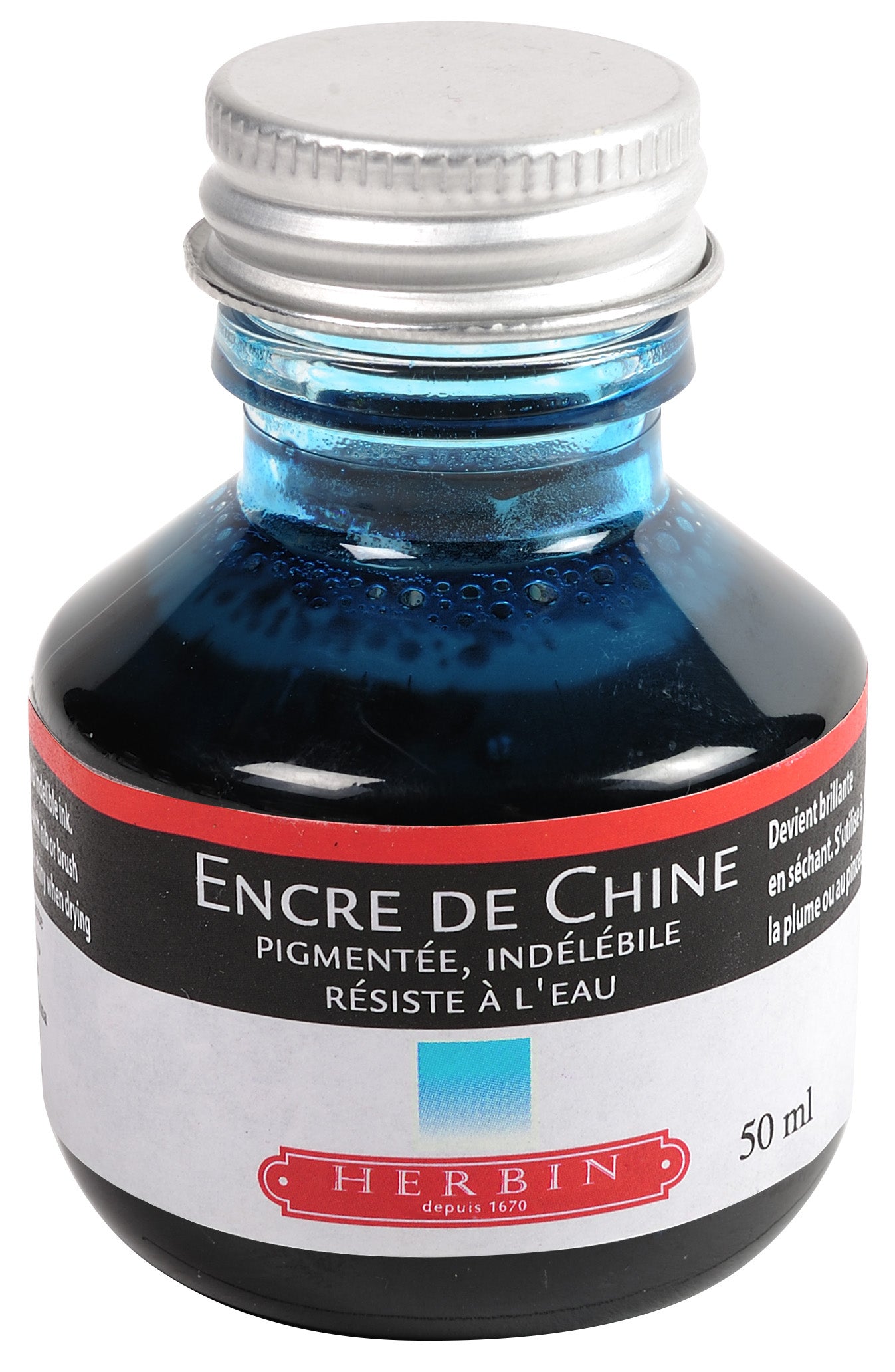 J.HERBIN India Ink 50ml Turquoise Default Title