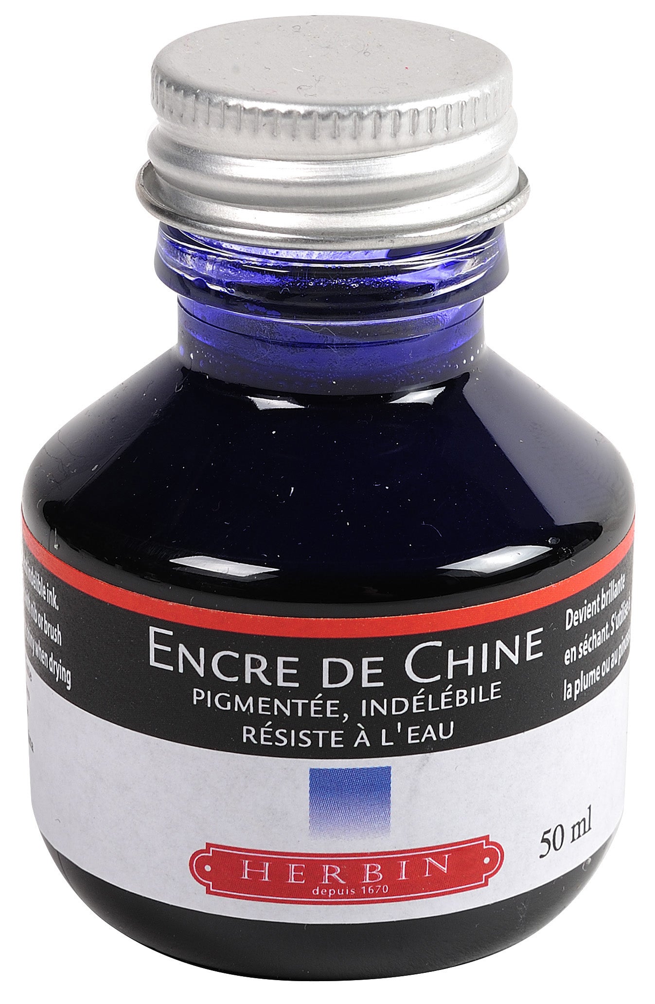 JACQUES HERBIN India Ink 50ml Blue Default Title