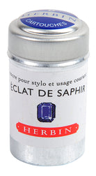 JACQUES HERBIN La Perle des Encres Ink Cartridges 6s Eclat de Saphir Default Title