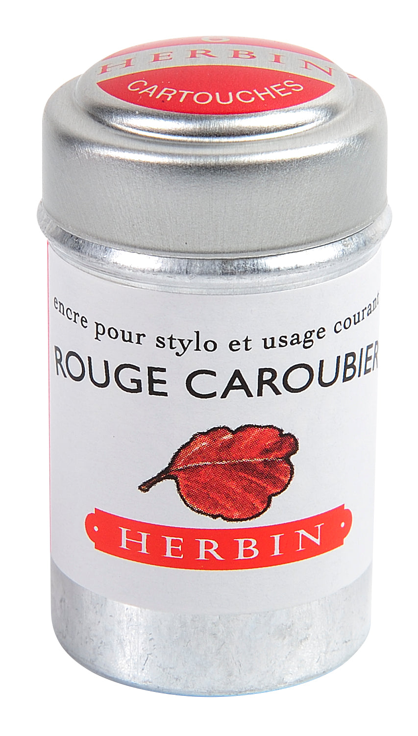 JACQUES HERBIN La Perle des Encres Ink Cartridges 6s Rouge Caroubier Default Title