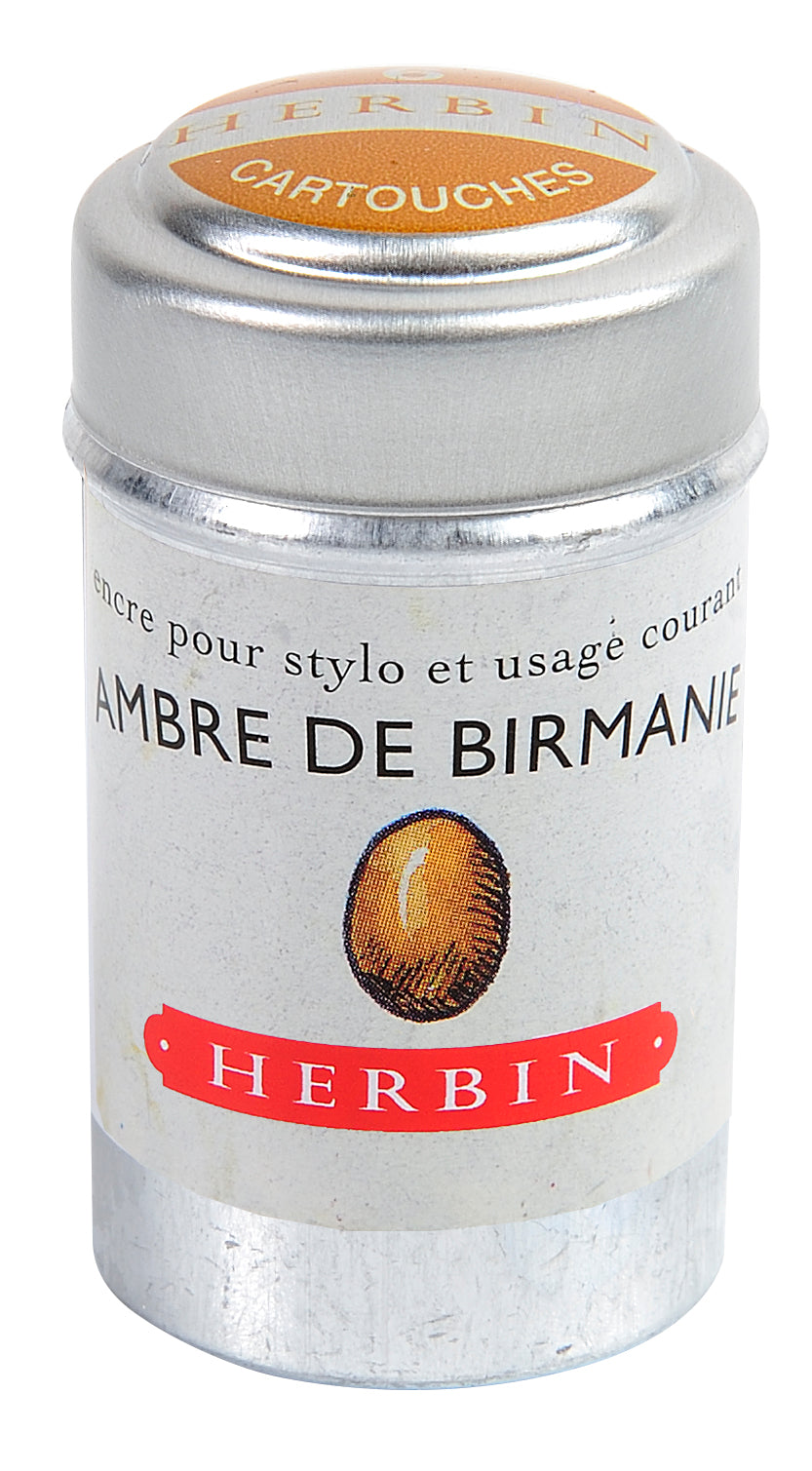 JACQUES HERBIN La Perle des Encres Ink Cartridges 6s Ambre de Birmanie Default Title