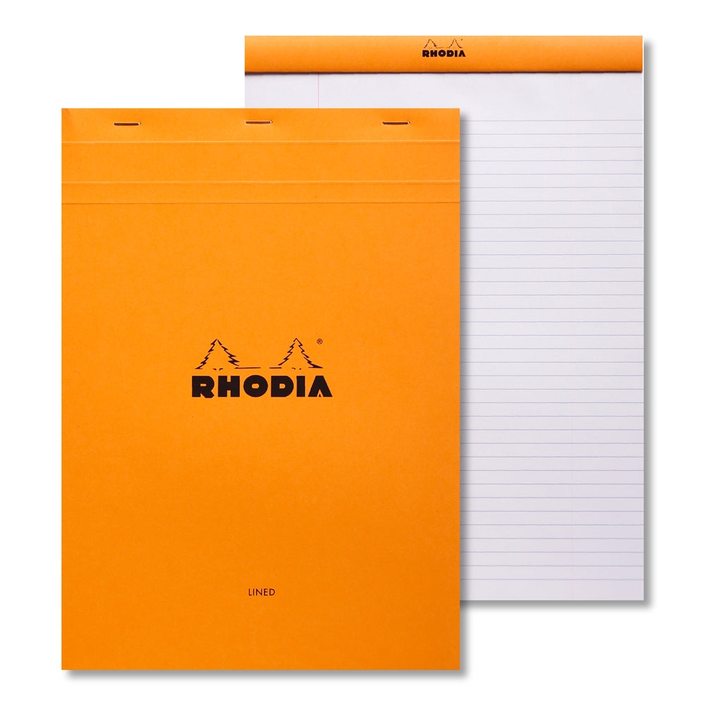 RHODIA Basics No.18 A4 210x297mm Lined+Margin hsp Orange Default Title