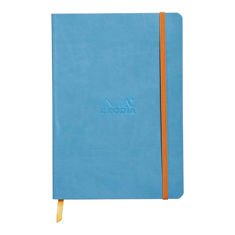 RHODIArama Softcover 190x250mm Lined Turquoise Blu