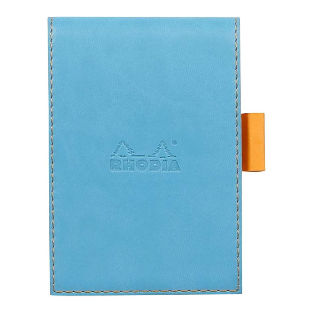 RHODIArama Notepad Cover+No.11 Lined Turquoise Blue