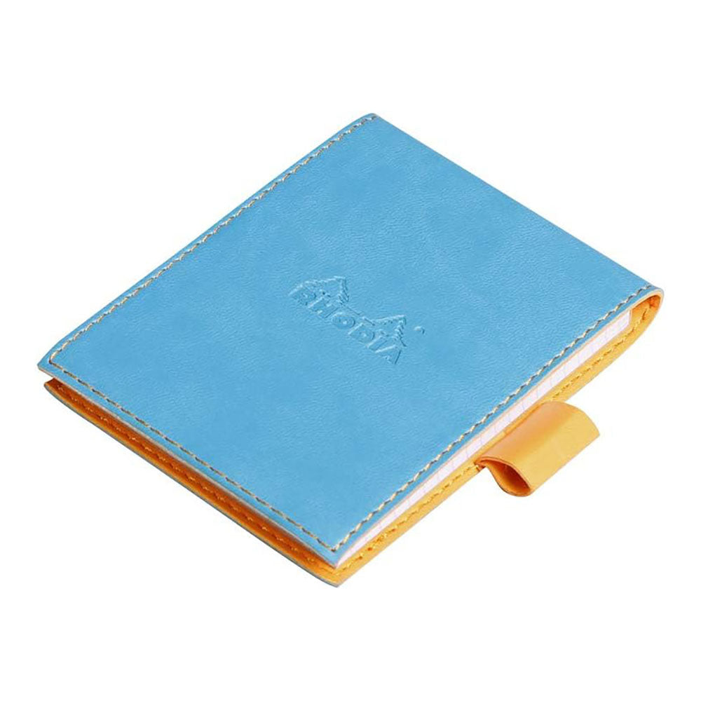 RHODIArama Notepad Cover+No.11 Lined Turquoise Blue