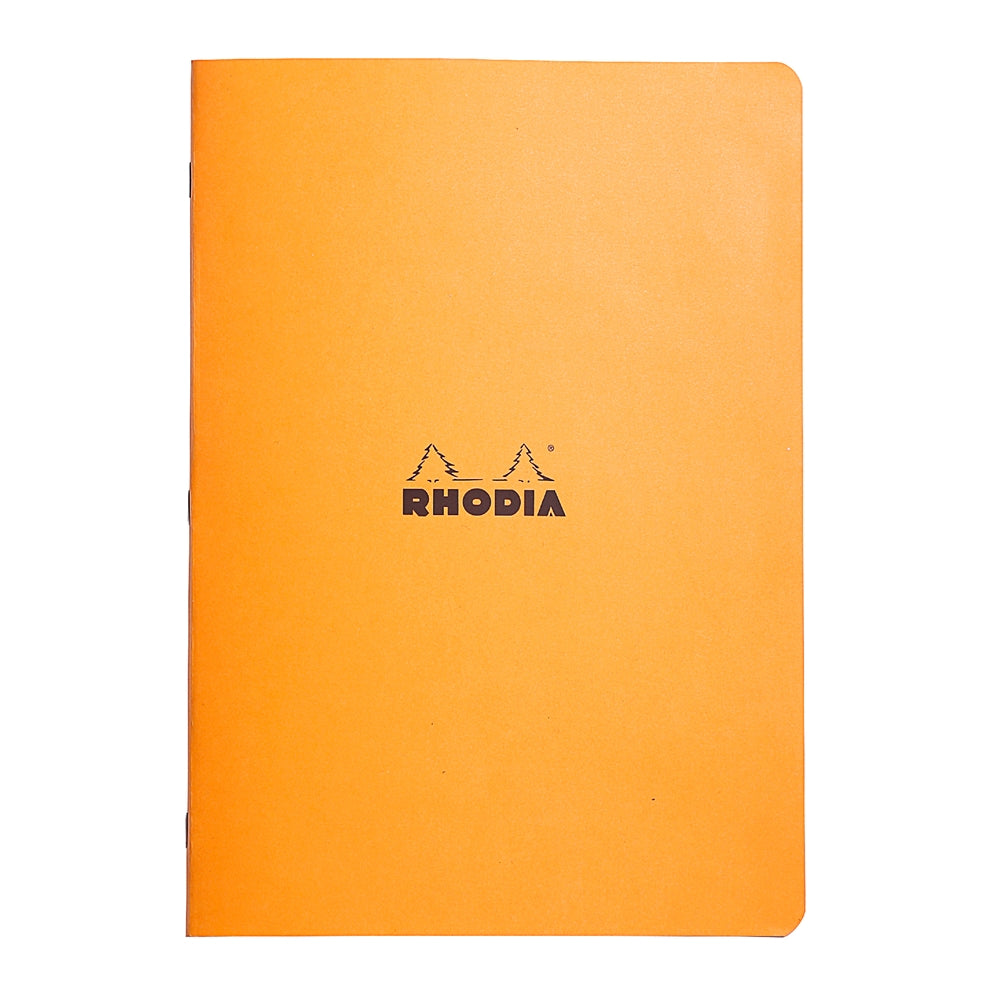 RHODIA Classic Stapled A4 210x297mm 5x5 Sq Orange Default Title