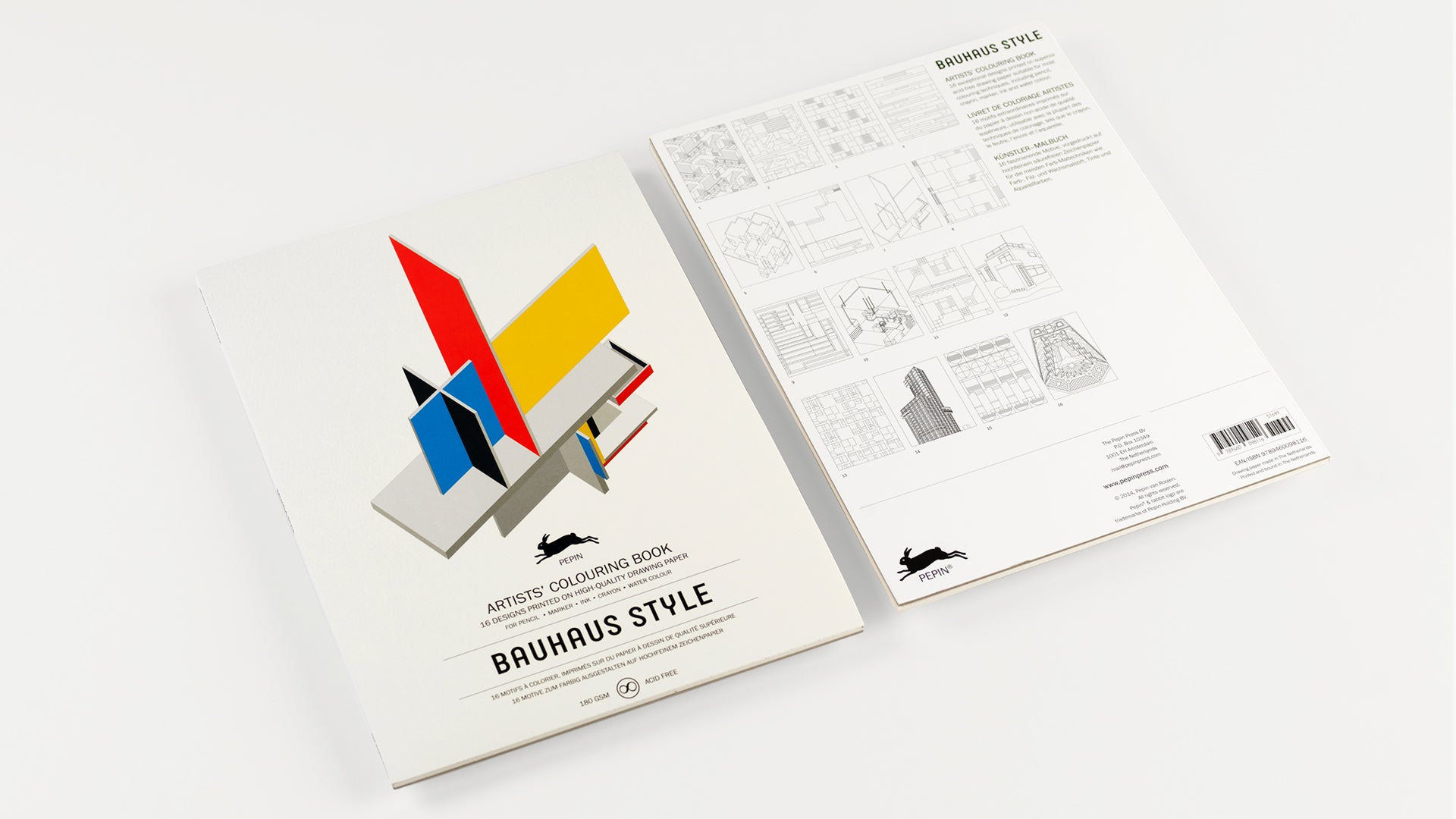 PEPIN Artists' Colouring Book Bauhaus Style Default Title
