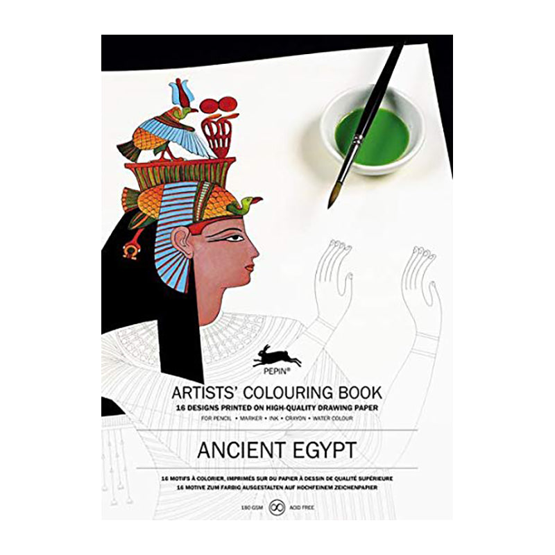 PEPIN Artists' Colouring Book Ancient Egypt