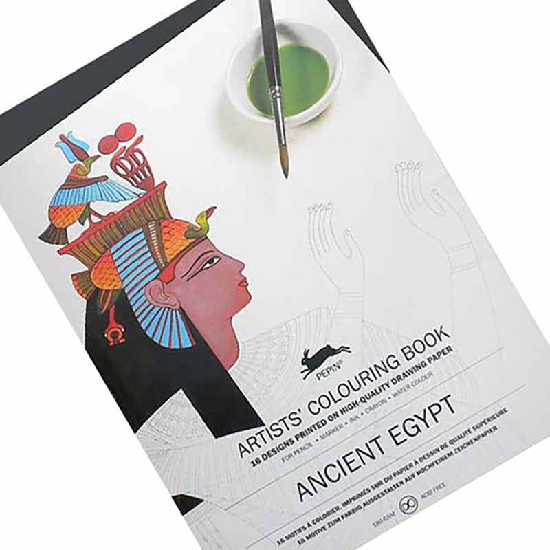 PEPIN Artists' Colouring Book Ancient Egypt