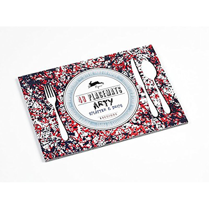 PEPIN Paper Placemats PP08-Arty Splatters 1206876