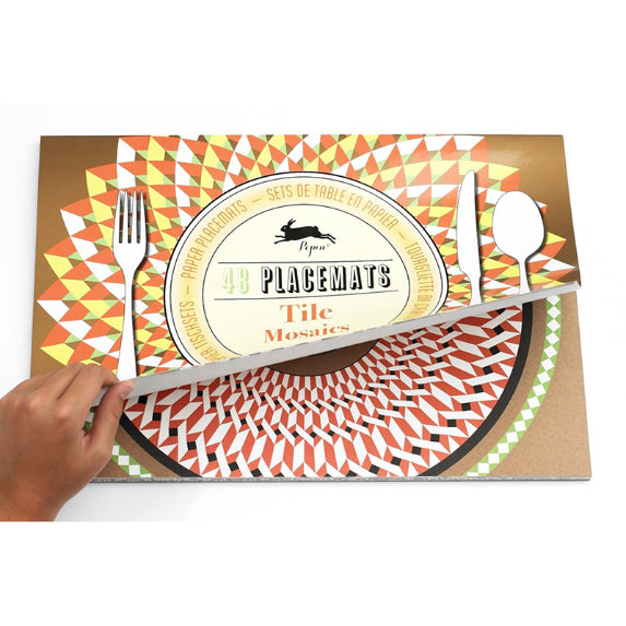 PEPIN Paper Placemats PP10-Tile Mosaics 1206878