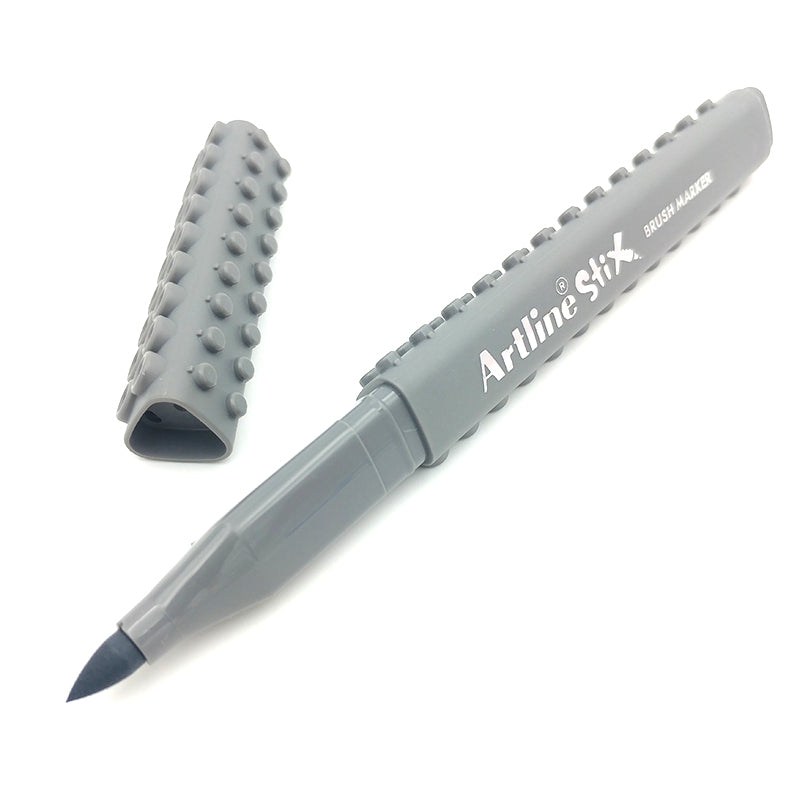 ARTLINE Stix Brush Marker-Grey