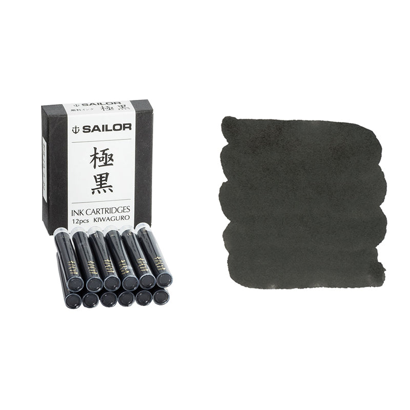 SAILOR Kiwa Guro Ink Cartridges 12/box Black