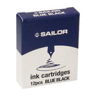 SAILOR Jentle Ink Cartridges 12/box Blue Black