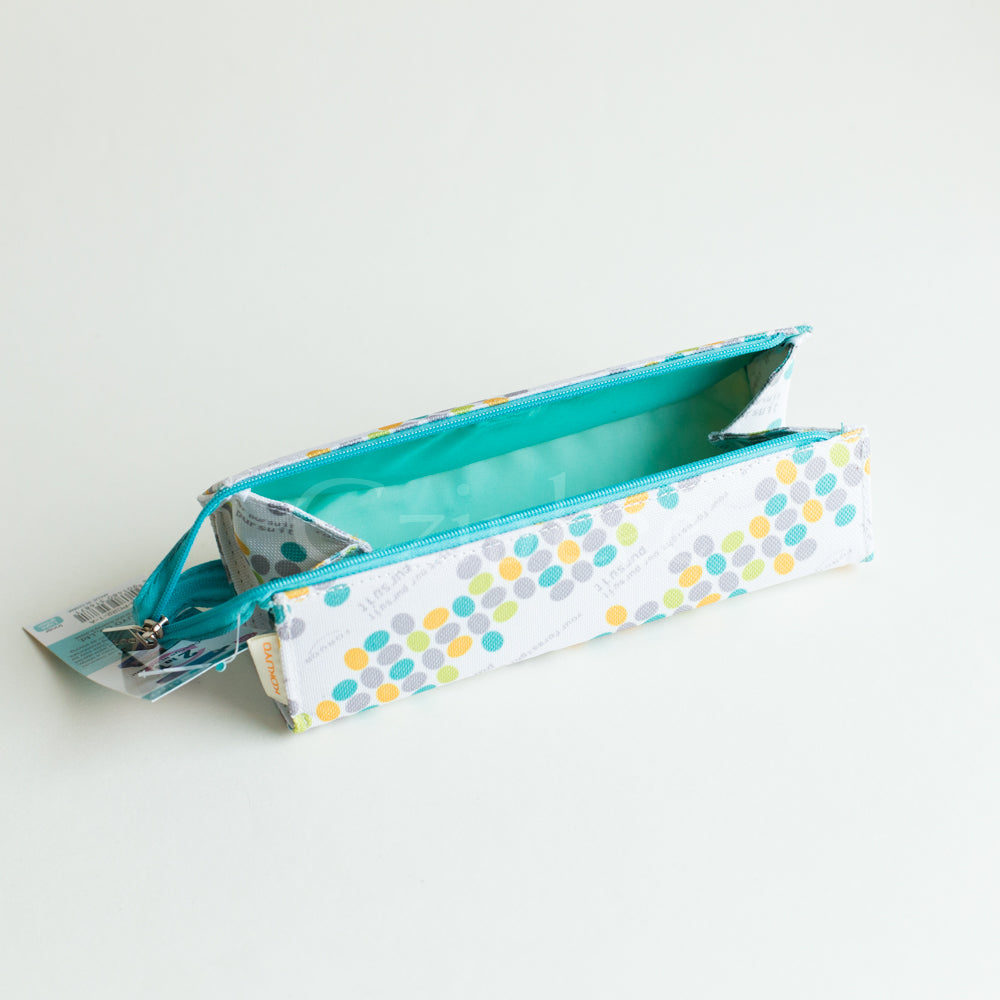 KOKUYO Pen Case C2-R 200x50x50mm Dot White Default Title