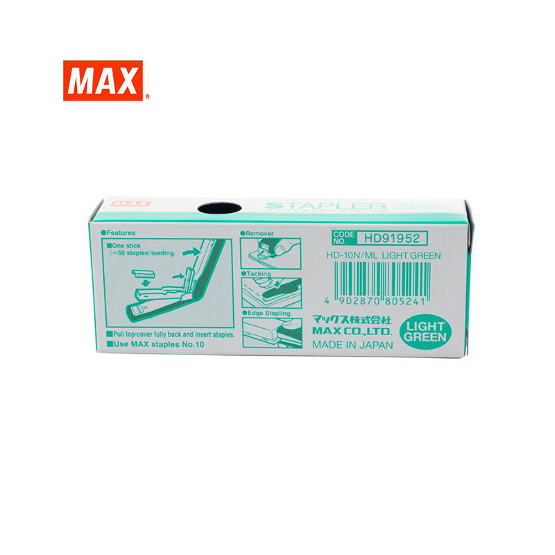 MAX Stapler HD-10N Light Green