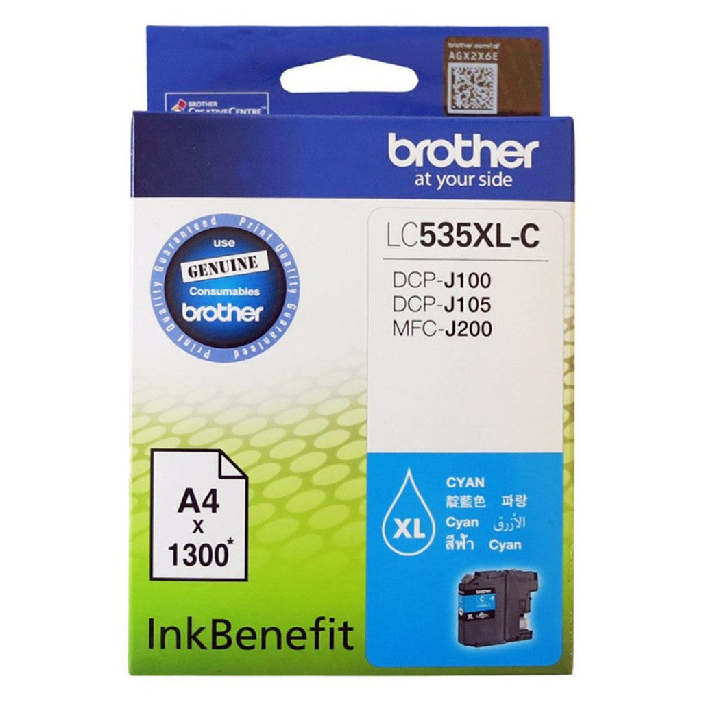 BROTHER Ink Cartridge LC-535XL Cyan