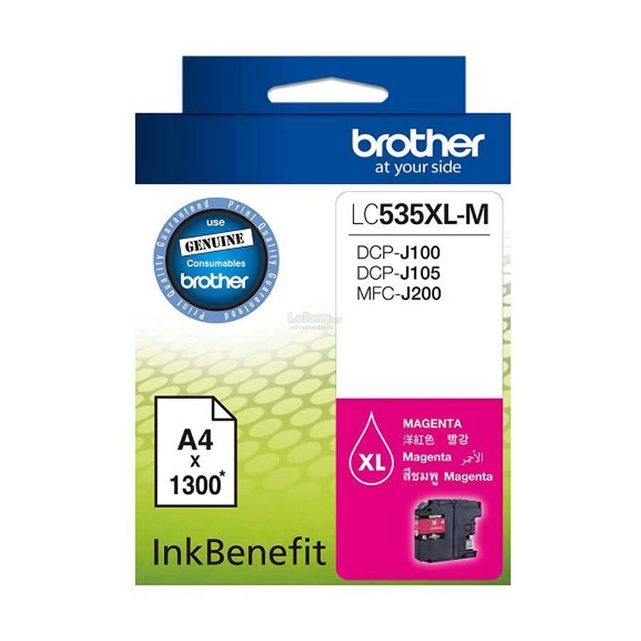 BROTHER Ink Cartridge LC-535XL Magenta
