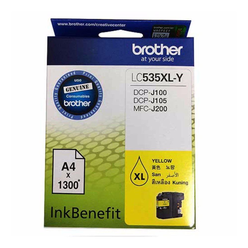 BROTHER Ink Cartridge LC-535XL Yellow