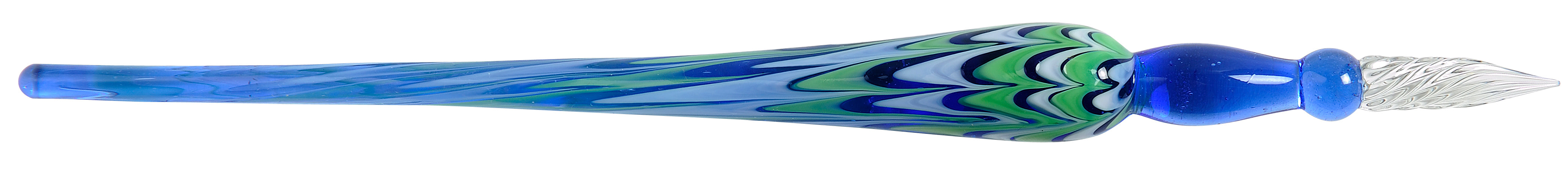 J.HERBIN Marbleized Glass Pen 20cm Blue Default Title
