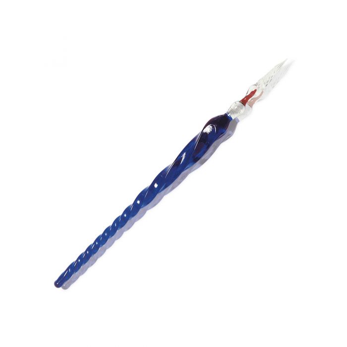 J.HERBIN Spiral Glass Pen 20cm Royal Blue Default Title