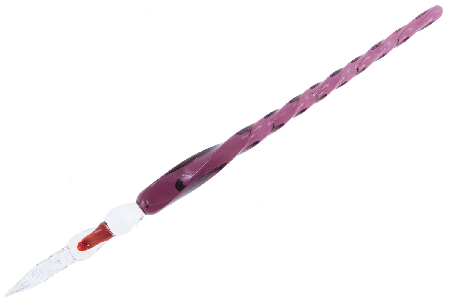 J.HERBIN Spiral Glass Pen 20cm Purple Default Title
