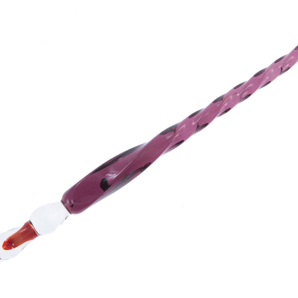 J.HERBIN Spiral Glass Pen 20cm Purple Default Title