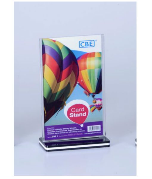 CBE Card Stand 292 105x210mm Vert