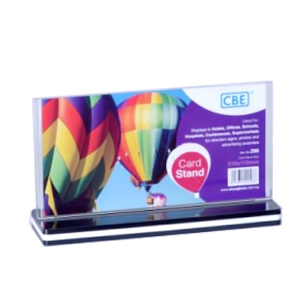 CBE Card Stand 296 210x105mm Horz