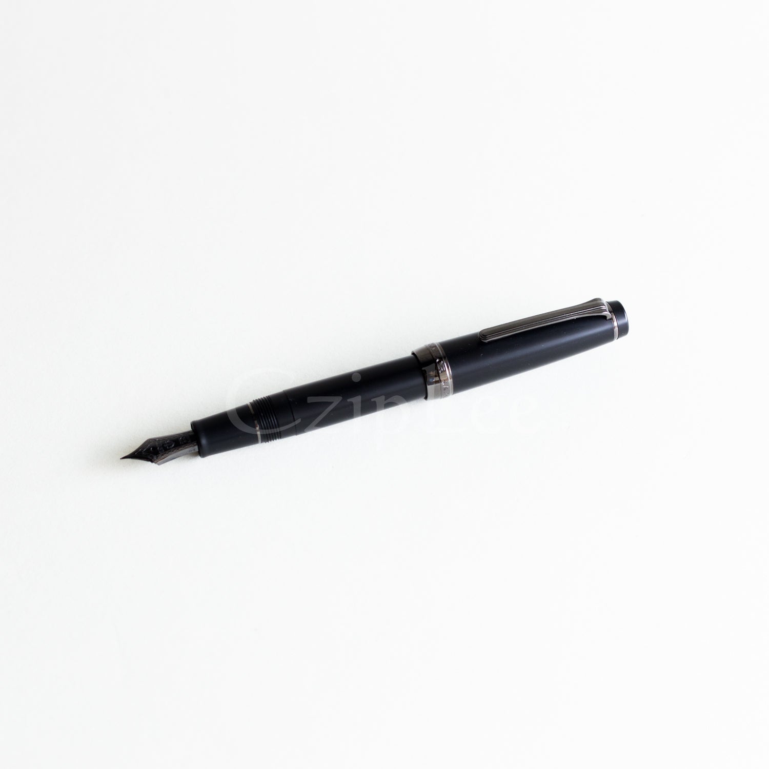 SAILOR Professional Gear Imperial Black Ion Fountain Pen-Medium