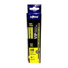 DOLPHIN Pencils DOLVIPHB HB VIP with Eraser 12s