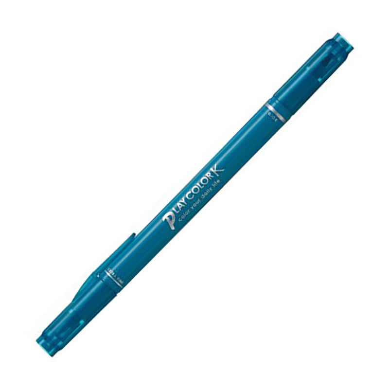 TOMBOW Play Color K Double Point Marking Pen 84 Turquoise Blue