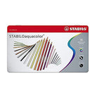 STABILO aquacolor 1636 Metal Box of 36s