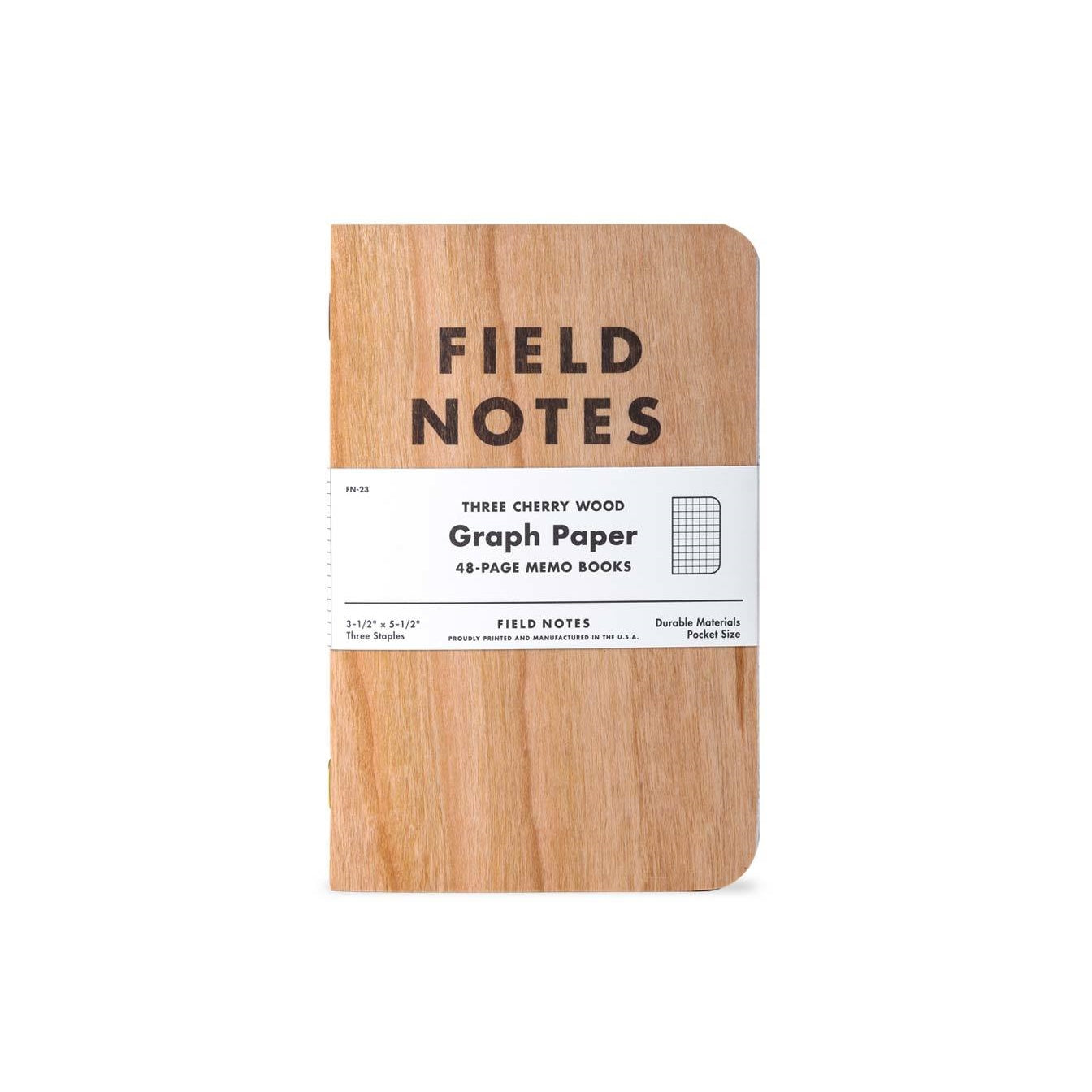 FIELD NOTES Cherry Graph 5x5mm Graph Paper 3-Pack Default Title