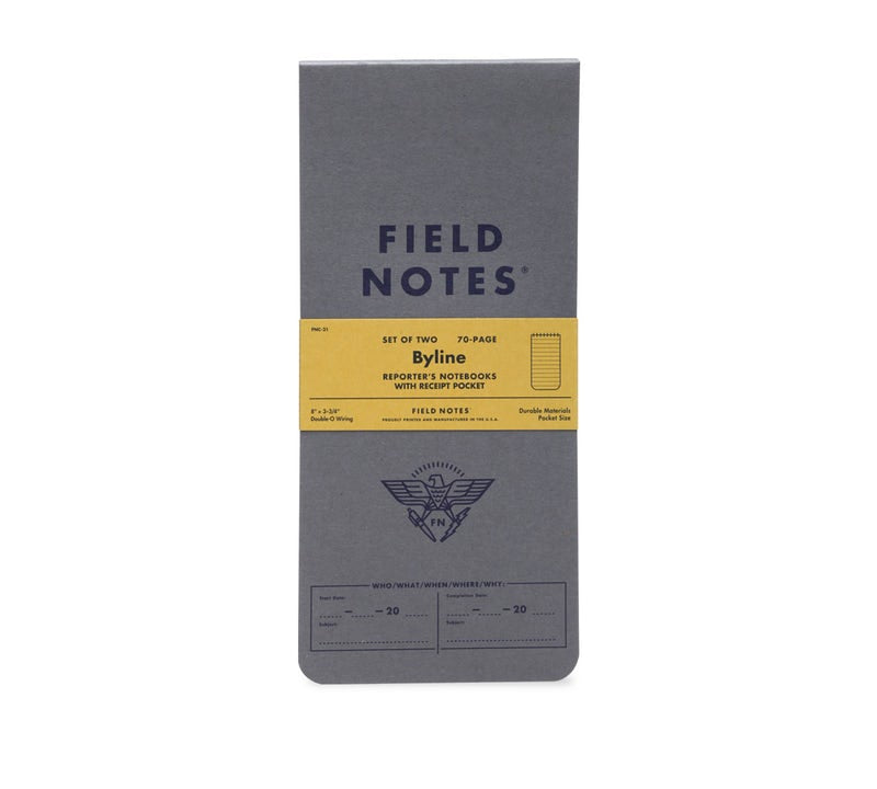 FIELD NOTES QE The Byline Edition 3.75X8" Ruled Default Title