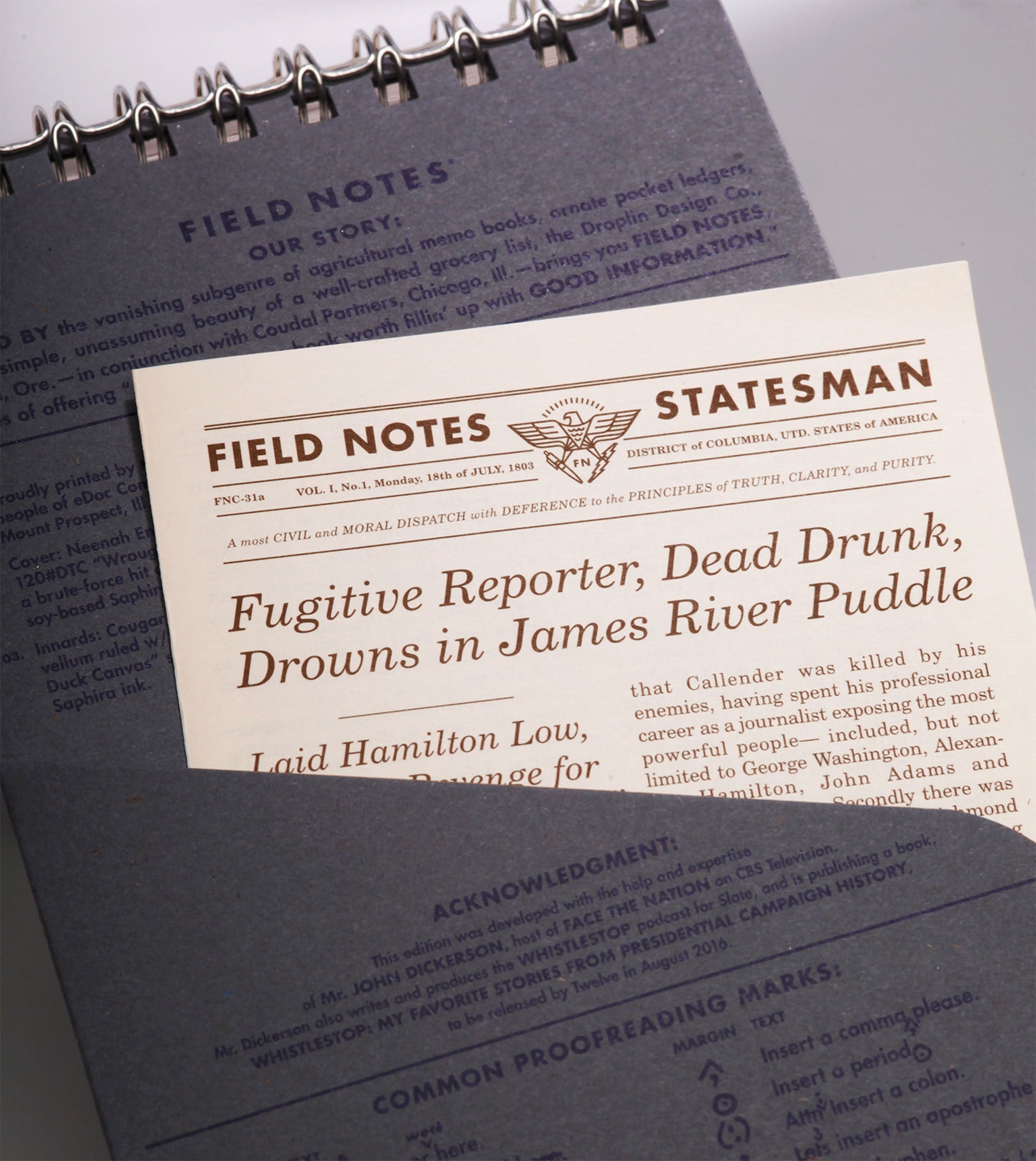 FIELD NOTES QE The Byline Edition 3.75X8" Ruled Default Title