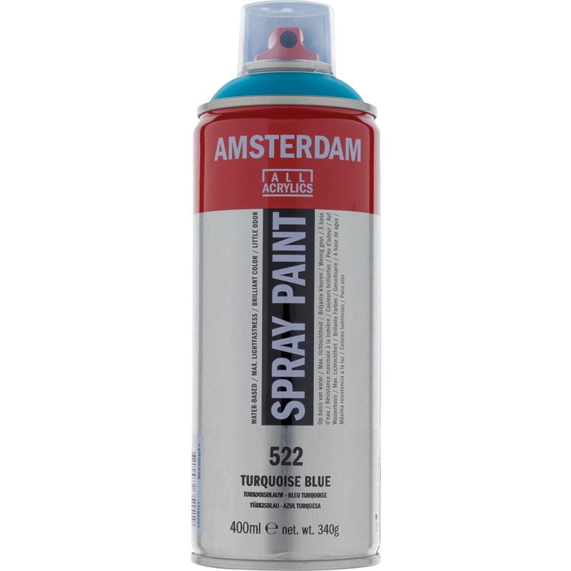 TALENS Amsterdam Spray Paint 400ml 522 Turquoise B