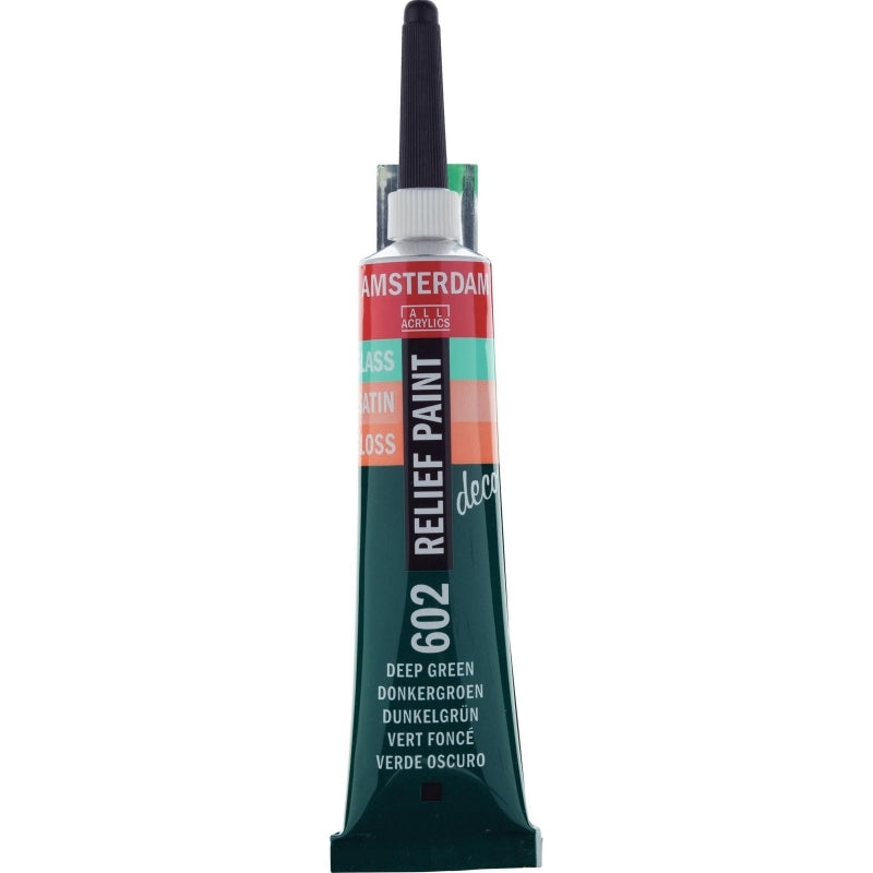 TALENS Decorfin Relief Paint 20ml 602 Deep Green