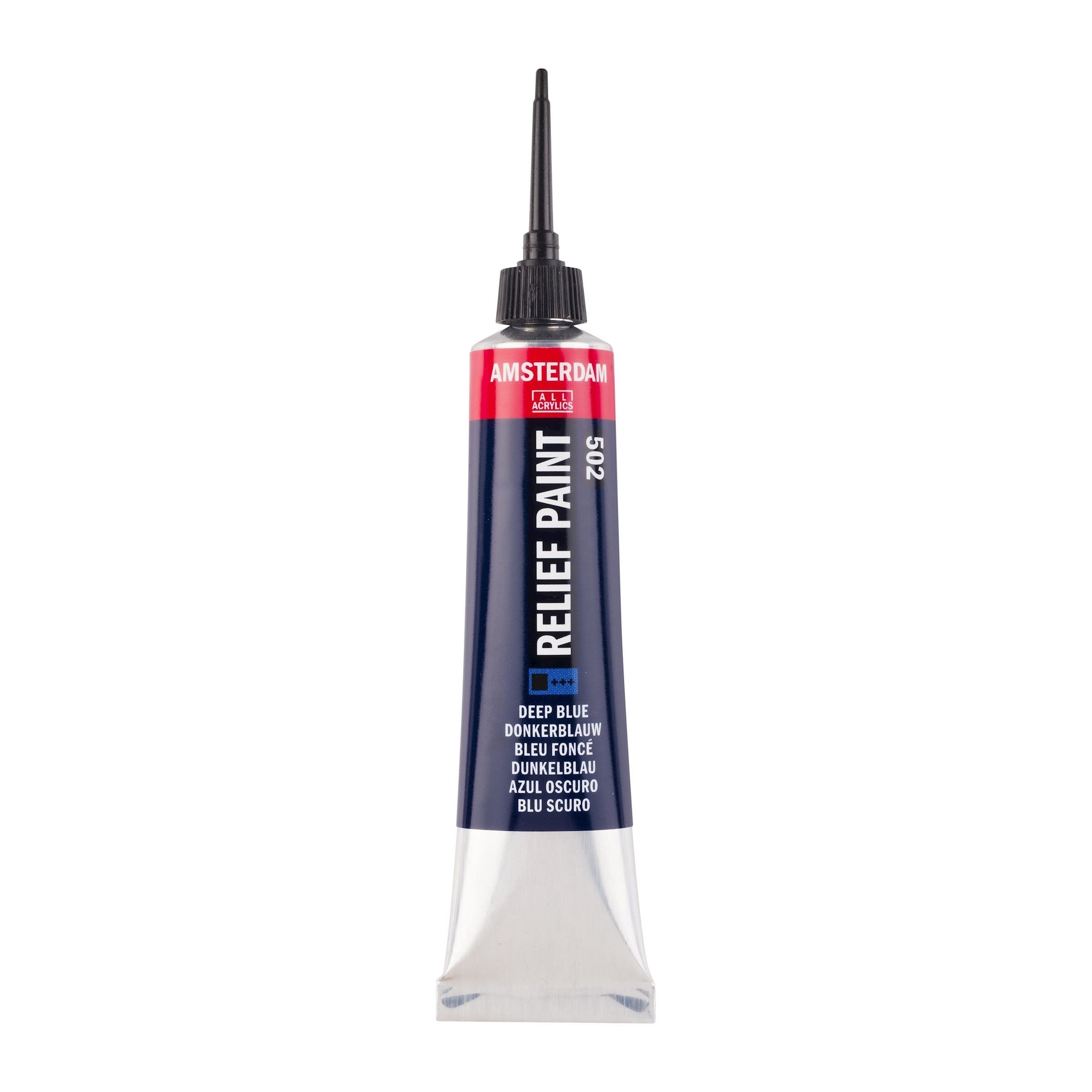 TALENS Decorfin Relief Paint 20ml 502 Deep Blue