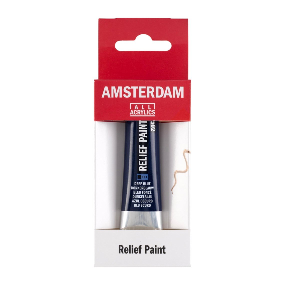 TALENS Decorfin Relief Paint 20ml 502 Deep Blue