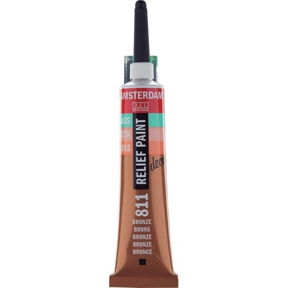 TALENS Decorfin Relief Paint 20ml 811 Bronze