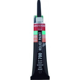 TALENS Decorfin Relief Paint 20ml 700 Black