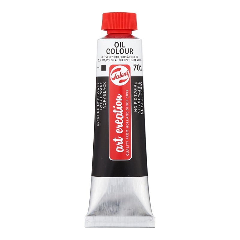 TALENS Art Creation Oil Col 200ml 701 Ivory Black